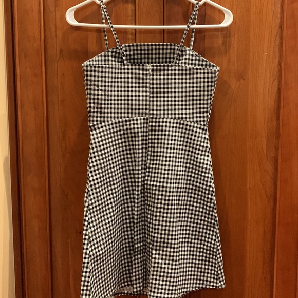 Zaful black and white checkered dress. - Picture 2 of 3